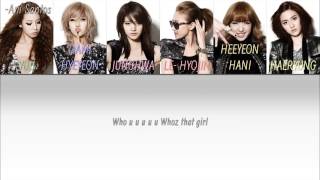 EXID - Whoz That Girl Lyrics HAN-ROM-ENG COLOR+MEMBER CODED