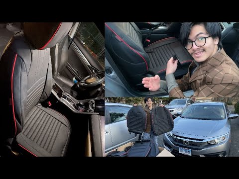 EKRauto Seat Cover Honda Civic 2016-2021 | This Is Why You Need To Watch How-To Install Video First