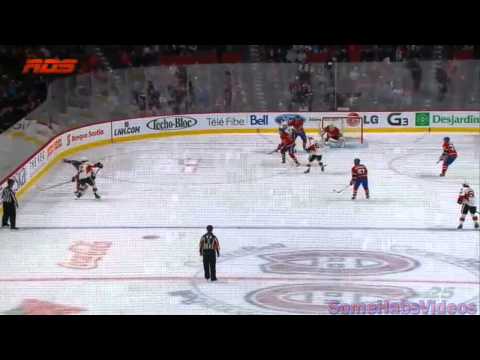 P.A. Parenteau Injured After Blocking a Shot (10/4/14)