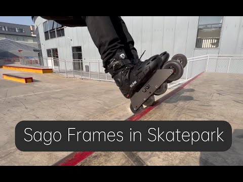 徐辉 x Sago Frames in Skatepark in Shanghai 傻狗刀架滑板场小测