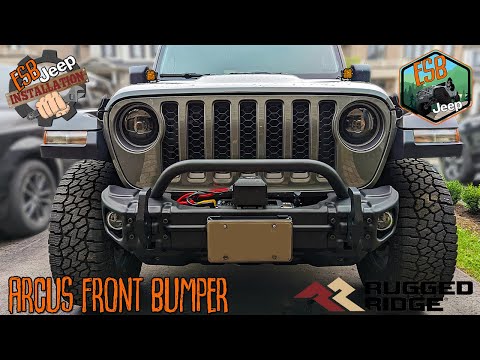 Arcus Front Bumper with Tube Overrider Bar Unboxing and Installing