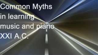 Piano lessons myths: 1.When is the best time to start