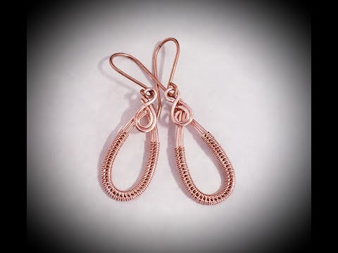 Woven Teardrop Earrings - Cheryl St. Pierre of Majestic Wire Artworks