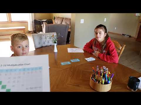 Homeschool Multiplication Practice With Math War Game