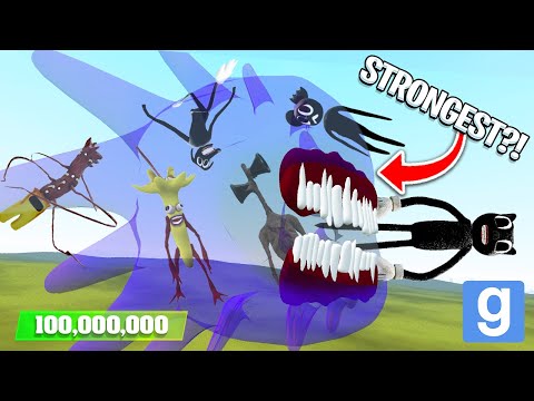 IS JELLY MOUTH THE STRONGEST EVER TREVOR HENDERSON CREATURE?! (Garry's Mod Sandbox) | JustJoeKing