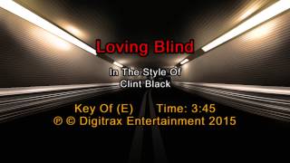 Clint Black - Loving Blind (Backing Track)