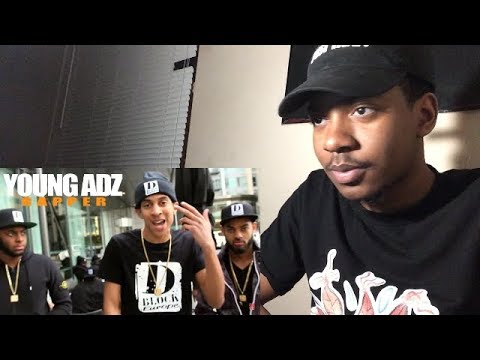 AMERICAN REACTS TO UK RAP Young Adz - Fire In The Streets