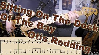 Otis Redding - Sitting On The Dock Of The Bay [BASS COVER] - with notation and tabs