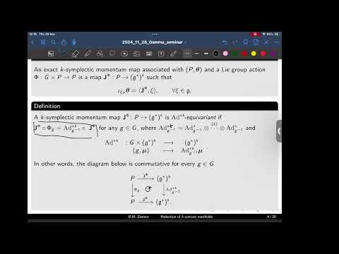 Bartosz M. Zawora --- On Marsden-Weinstein k-contact reductions with applications