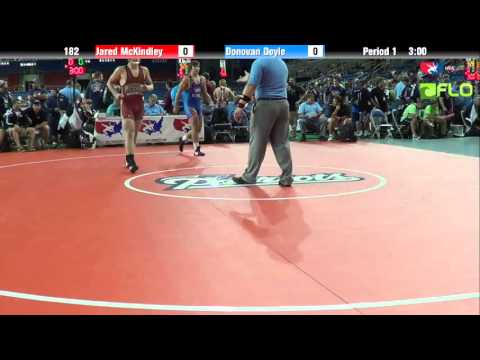 Cadet 182 - Jared McKindley (Missouri) vs. Donovan Doyle (Iowa)