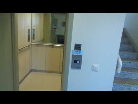 Amazing Old 1988 VALMET-OTIS Traction Elevator @ Centrumvägen 4, Korsholm, Ostrobothnia, Finland