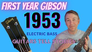 Video thumbnail for Revolutionary 1953 Gibson EB-1 by Tweed Couch Guitar