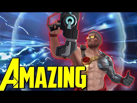 Cable Summer Days Deletes All Boss Fun To Play Uniform - MARVEL Future Fight