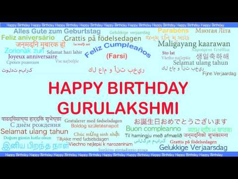 Gurulakshmi   Languages Idiomas - Happy Birthday
