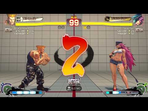 "Best Bout Replays"  USF4 - Blue emblem vs naxachan (1080p HD)
