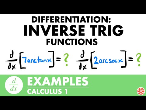 Derivative of Inverse Trig Functions Examples | Calculus - JK Math