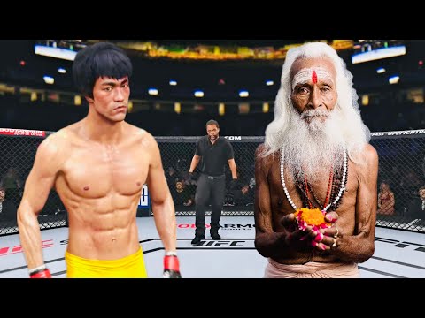 PS5 | Bruce Lee vs. Indian Guru Man (EA Sports UFC 4)🥊