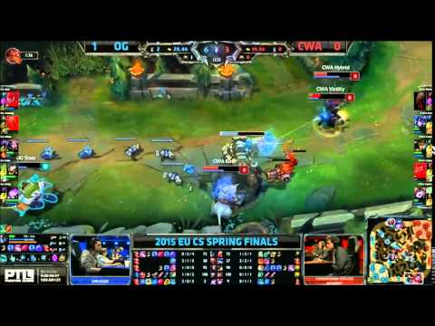 Origen Amazing Gragas VS CWA Kirei Sejuani Game 2 Highlights   2015 EU CS Spring