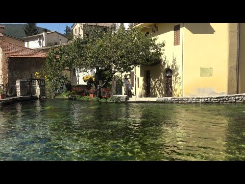 "Valle del Menotre". Rasiglia il Borgo delle Acque. Italia in 4K