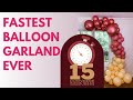 The FASTEST Way To Build A Balloon Garland Balloon Garland Tutorial DIY Balloon Garland How To