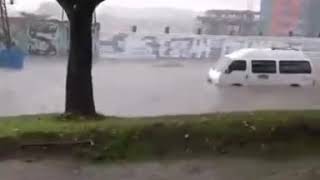 Fuerte aguacero en Bogotá