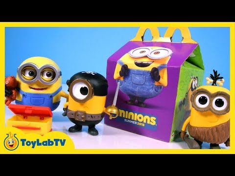 Minions Surprise Toys, Deluxe Figure Bob and Pirate & Caveman Funko Pops