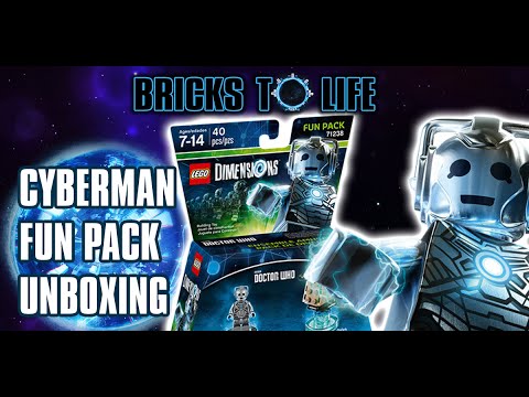 Cyberman Fun Pack Unboxing & Minifig Assembly - Lego Dimensions - Doctor Who