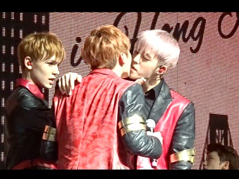 160904 Seventeen  (세븐틴) Hong Kong Fan meeting- Jeonghan/DK & Seungkwan/S.coups Pepero game