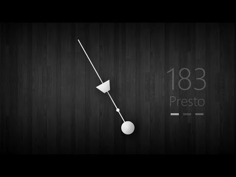 BPM 183 Tempo Metronome（メトロノーム）3/4 拍子 テンポ
