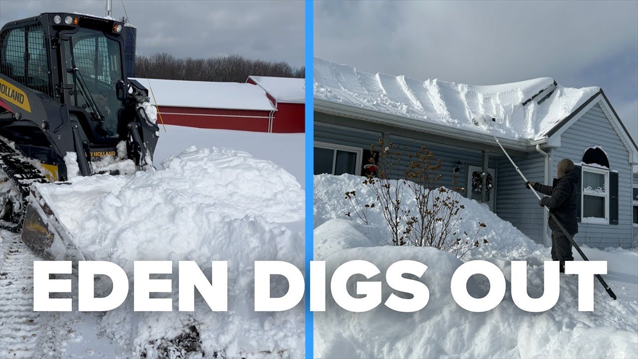 'We call it a dusting': Residents react to the more than 3 feet of snow that fell in Eden