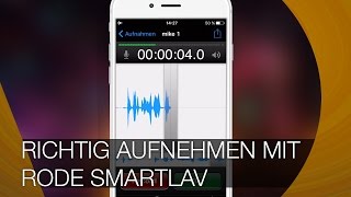 Video thumbnail for Rode SmartLav richtig aufnehmen I TUTORIAL by Mike Suminski