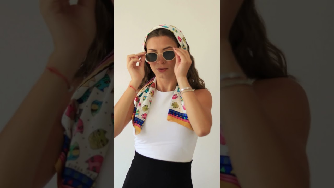 Bursa İpeq İpeksi Kedili Fular