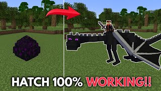 How to hatch Ender dragon in Minecraft Working! (P