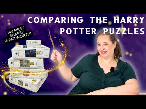 Completing FOUR Harry Potter Puzzles from Wentworth! // Wooden Puzzles - YouTube