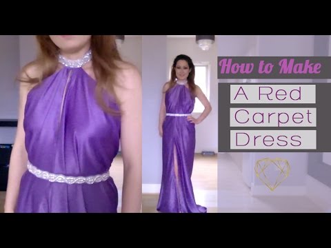 How To Make a Red Carpet Dress