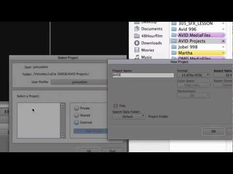 AVID Lesson 1, "Understanding AVID MEDIA" - Audio Import