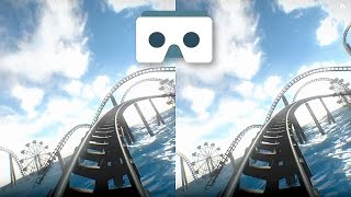 Virtual Reality Roller Coaster VR Box Google Cardboard Oculus 3D SBS Underwater Rollercoaster Park