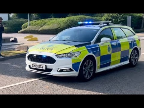*Broken siren* Merseyside police dog section responding - ford Mondeo