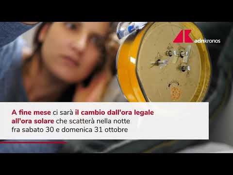 Ora Solare: cambio dell'ora il 31 ottobre