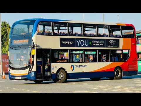 Stagecoach Bus Manchester 10429 At Manchester Airport Back To The Depot