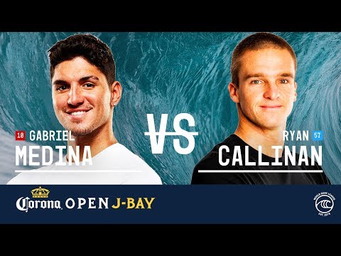 Gabriel Medina vs. Ryan Callinan - Round of 16, Heat 2 - Corona Open J-Bay 2019