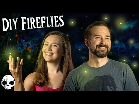 Floating "Fireflies" Effect - DIY Halloween Props