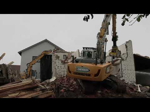 Hochprofessioneller Abbruch eines Einfamilienhauses: Geser GmbH im Einsatz (Teil 1)