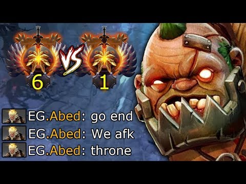 THIS IS HOW HE MAKE RANK TOP 1 EG.Abed Rage AFK - Perfect Play Rank 6 Pudge by Nine | Genius Pudge