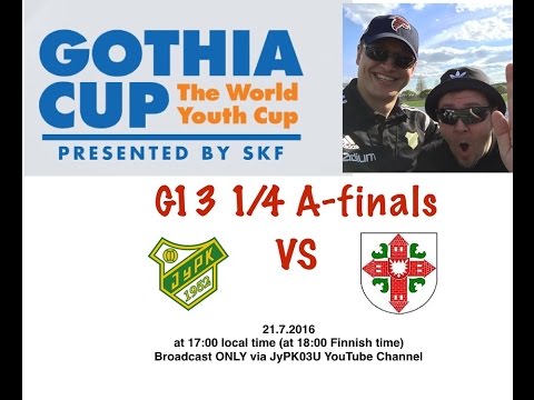 Gothia Cup 2016 G13 1/4 A-Finals JyPK03U - KFV Segeberg