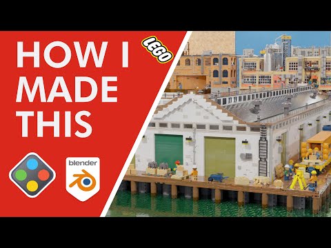 How I make my Lego videos! (photorealistic renders) | Blender and Bricklink Studio
