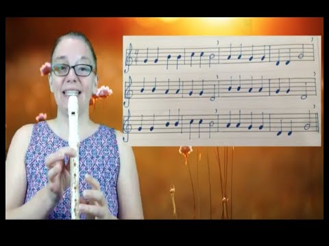 Je joue de la flûte à bec partie 3