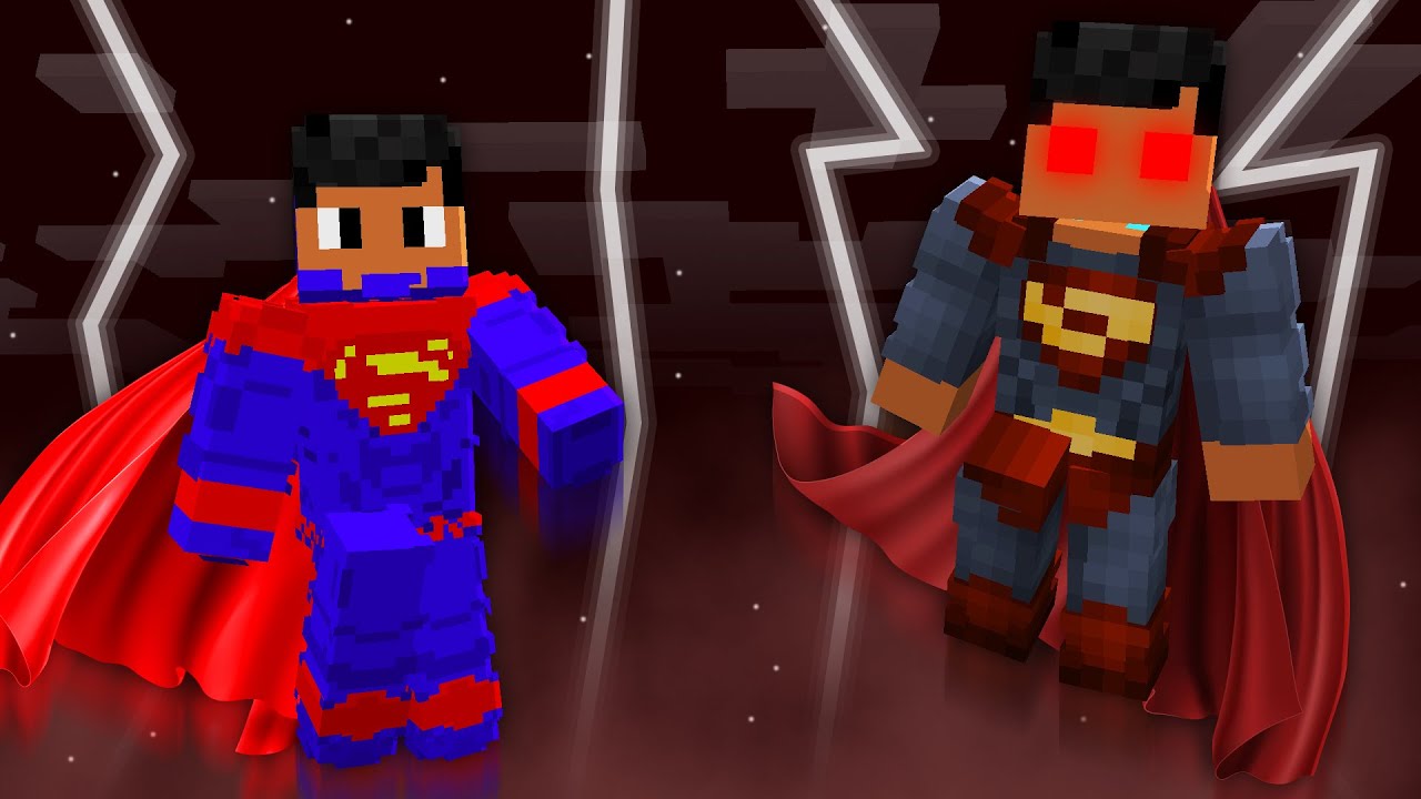 Criando TODOS TRAJES DO SUPERMAN EM 24H no Minecraft