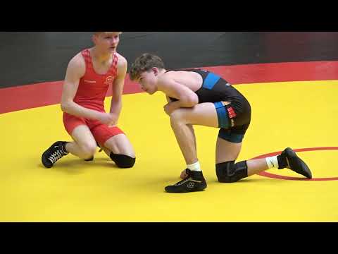 Wrestling / Ringen, German Championships 2025 Cadets (U17), Freestyle, 65 kg, Hocheder - Gleim