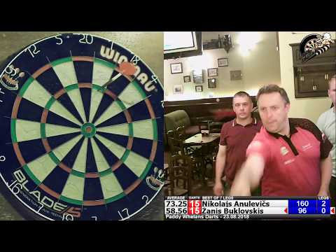 23.08.2018 - Paddy Whelan`s Darts Riga final
